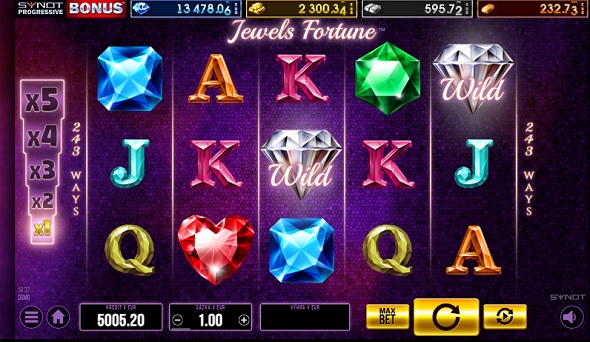 Výherný automat Jewels Fortune