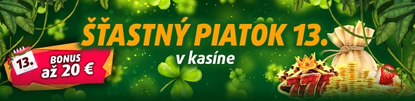 Šťastný piatok v Tipsport online kasíne