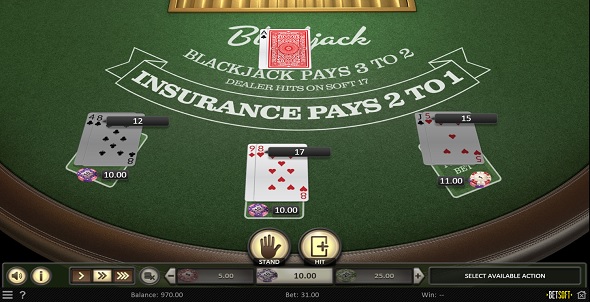 Single Deck Blackjack - Betsoft Gaming