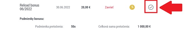 Aktivácia Doxxbet bonusu 20 Eur