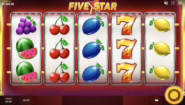 Five Star v Niké online casine Svet hier