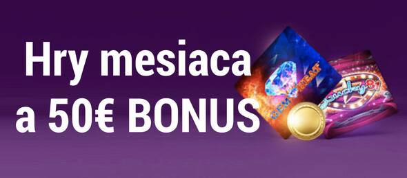 DOXXbet Hry mesiaca a bonus 50 eur