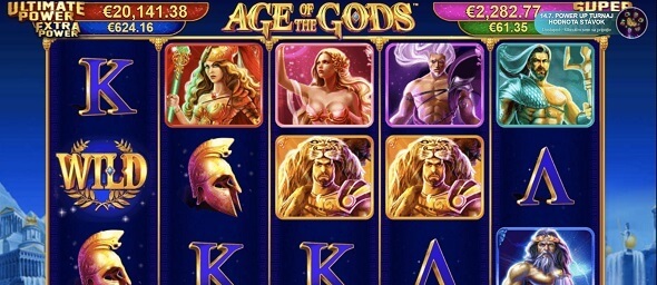Age of the Gods vo Fortuna SK online casine