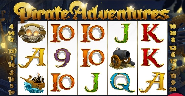 Pirate Adventures hrací automat