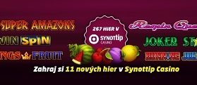 Nové hry v SynotTip online casine