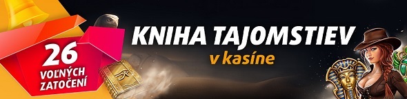Kniha tajomstiev v kasíne Tipsport o 26 free spinov