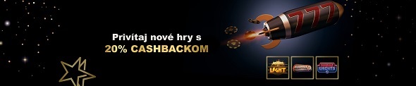Nové hry v kasíne DoubleStar s cashbackom