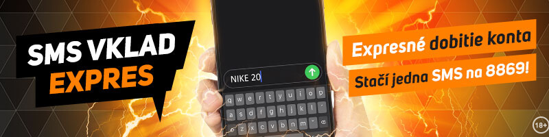 SMS expres vklad vo Svete hier Niké