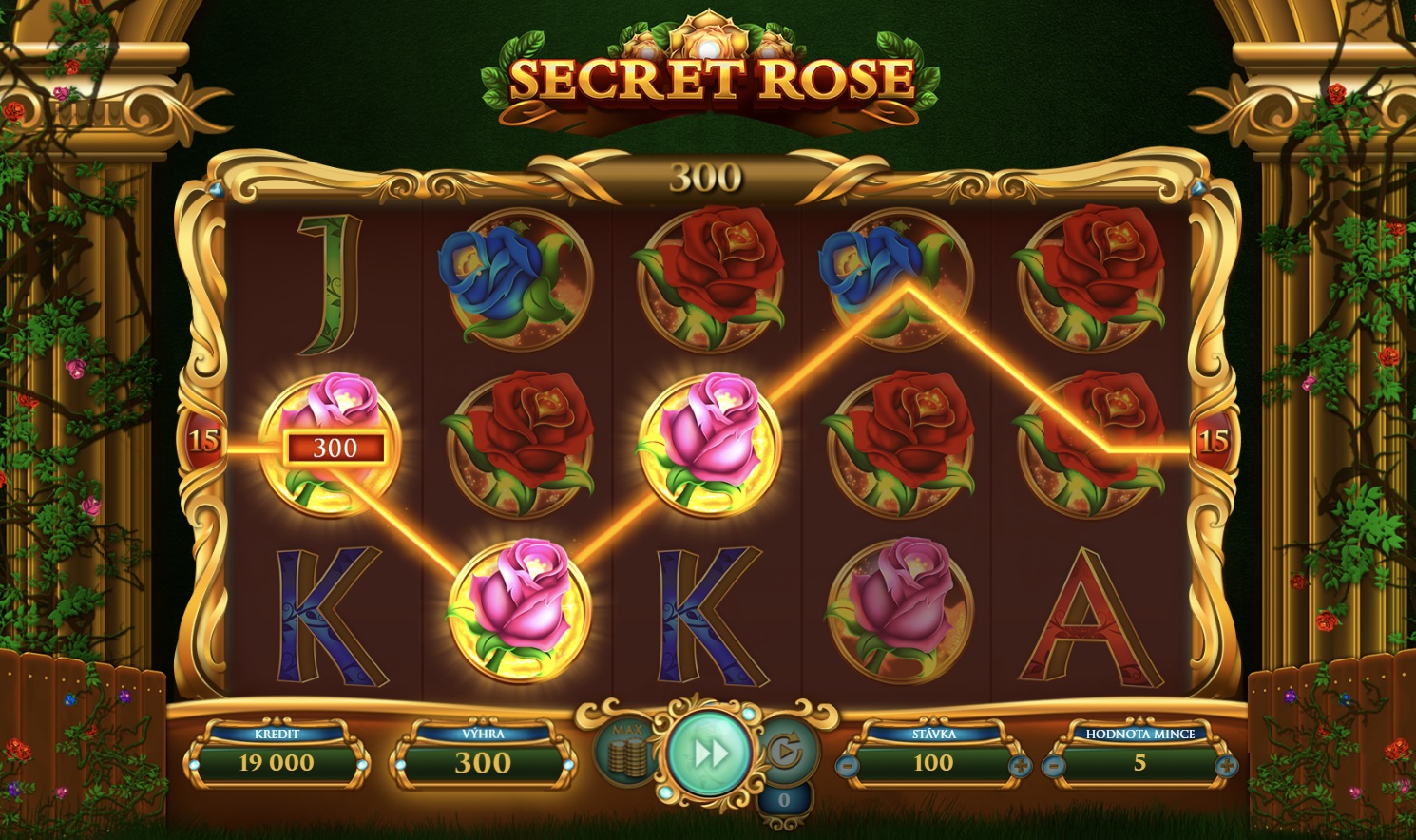 Secret Rose v online casine Betor