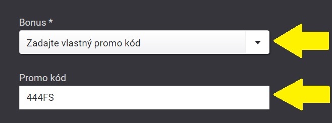 Fortuna Promo kód ku vkladu