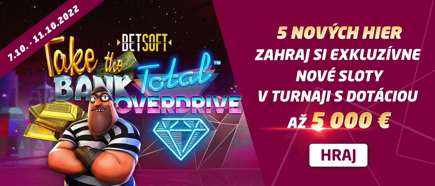 Synot Tip turnaj v Betsoft hrách