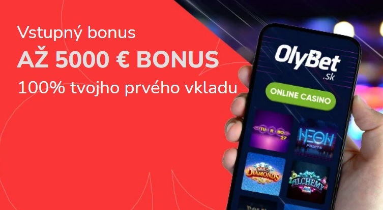 Vstupný bonus Olybet casina