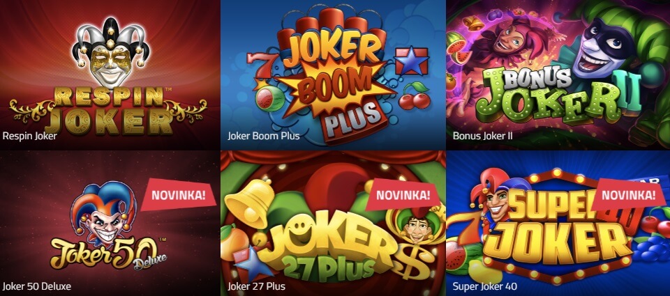 Joker automaty v online casine Betor