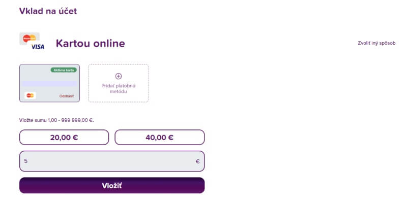 Vklad Rebuy Stars 5 €