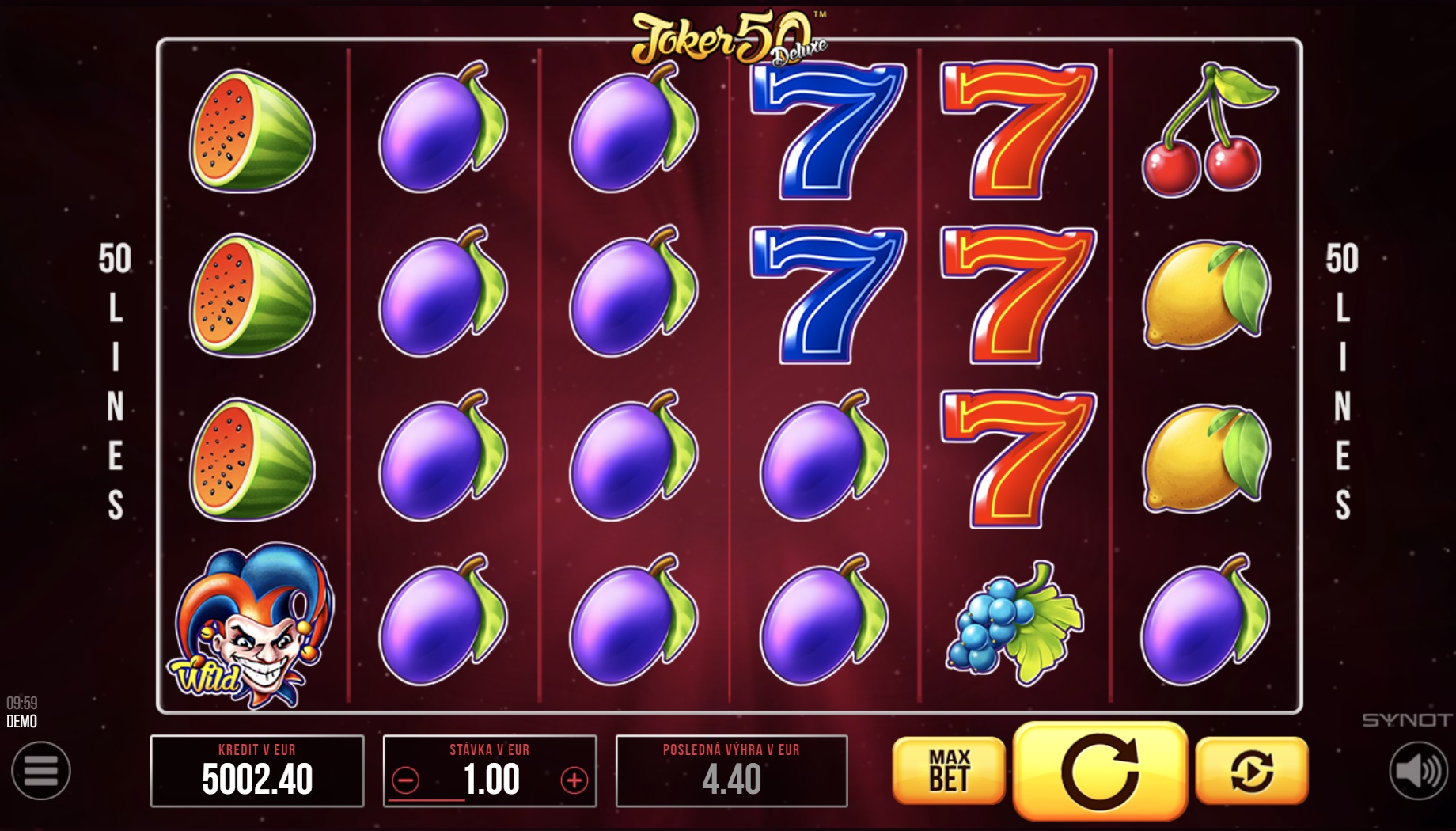 Joker 50 Deluxe v Betor SK
