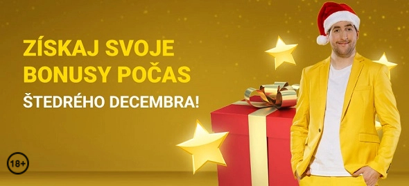 Adventný kalendár vo Fortuna casine