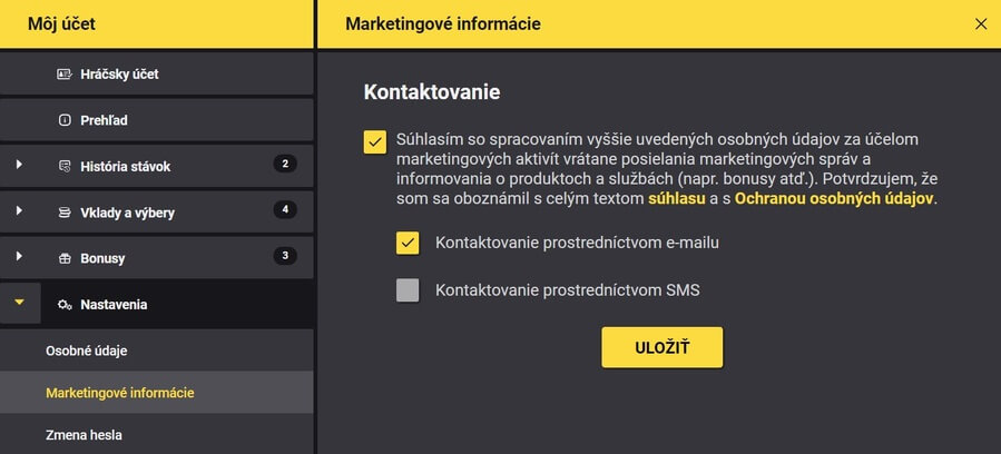 Fortuna kontakt pre bonusy
