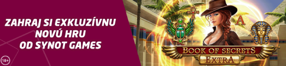 Synot Tip online casino automat Book of Secrets Extra