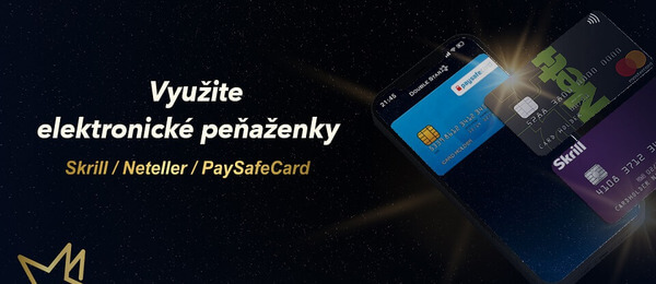 Doublestar vklad cez Neteller, Skrill a Paysafecard
