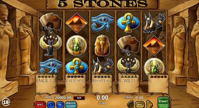Recenzia automatu 5 Stones od&nbsp;Adell