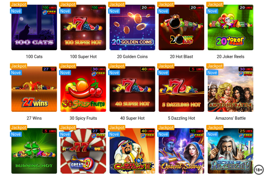 Tipsport casino nové automaty od Amusnet