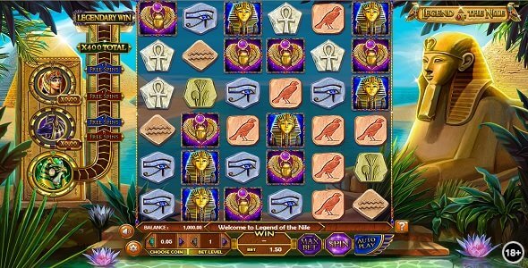 Legend of the Nile v Synottipe