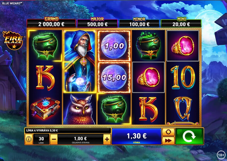 Blue Wizard v Doxxbet casino SK