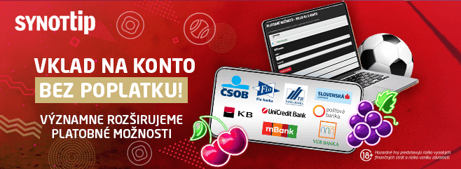 Nové platobné metódy v SynotTip