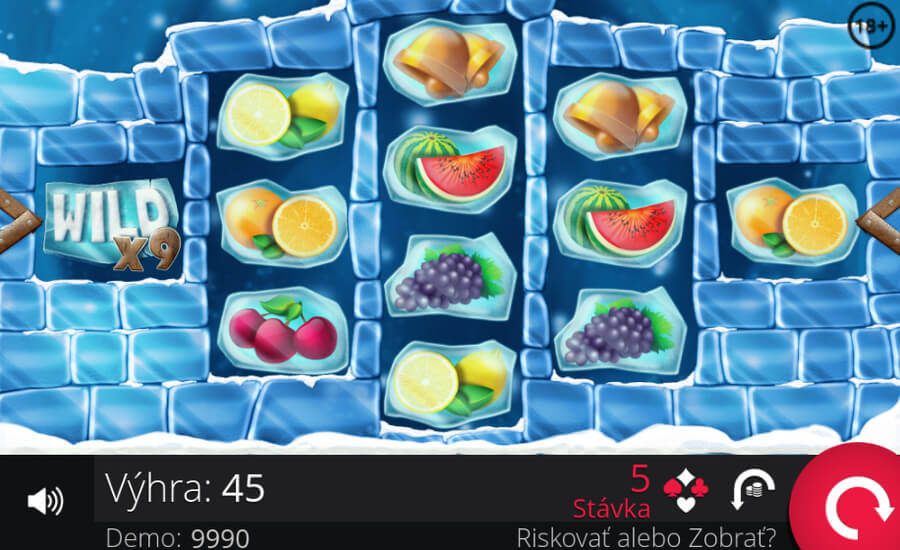 Betor online casino automat Frozzy Fruits od E-Gaming