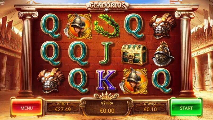 Hrací automat Gladorius v Doxxbet casino