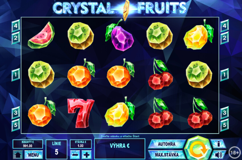 SynotTip online casino automat 243 Crystal Fruits Reversed