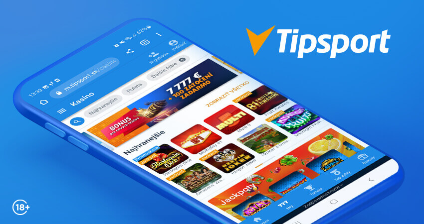Tipsport aplikácia do mobilu