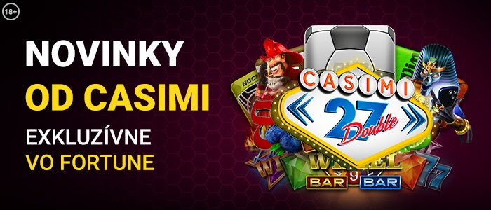 Casimi automaty vo Fortuna casine