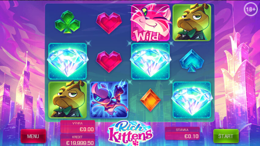 Fortuna automat Rich Kittens od Apolla