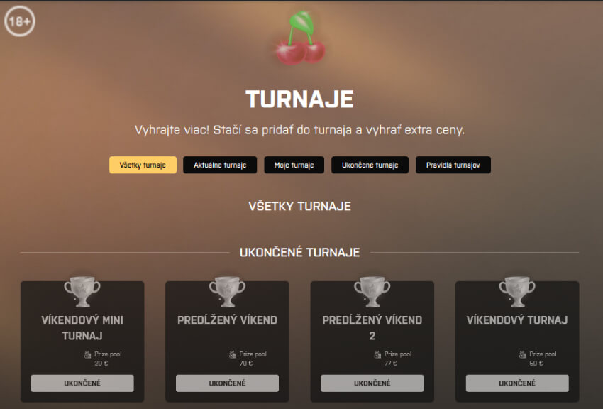 Kajotwin online casino turnaje