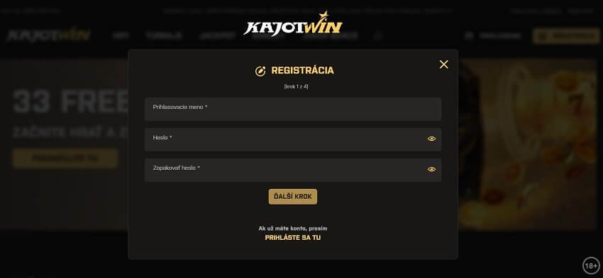 Kajotwin login