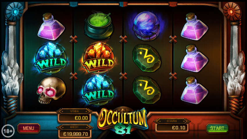 Tipsport online casino - automat Occultum 81