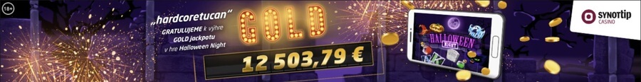 Synottip GOLD Jackpot má ďalšieho víťaza