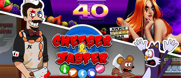 Kajot Win casino - nové automaty Simply Hot 40 a Cheeser and Jasper
