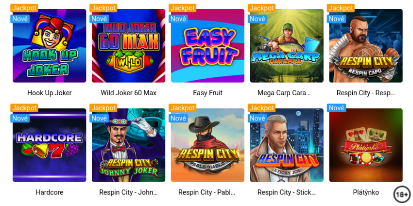 Online casino Tipsport - nové automaty od Tech4Bet
