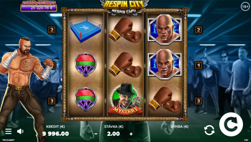 Tipsport online casino - automat Respin City - Respin Capo