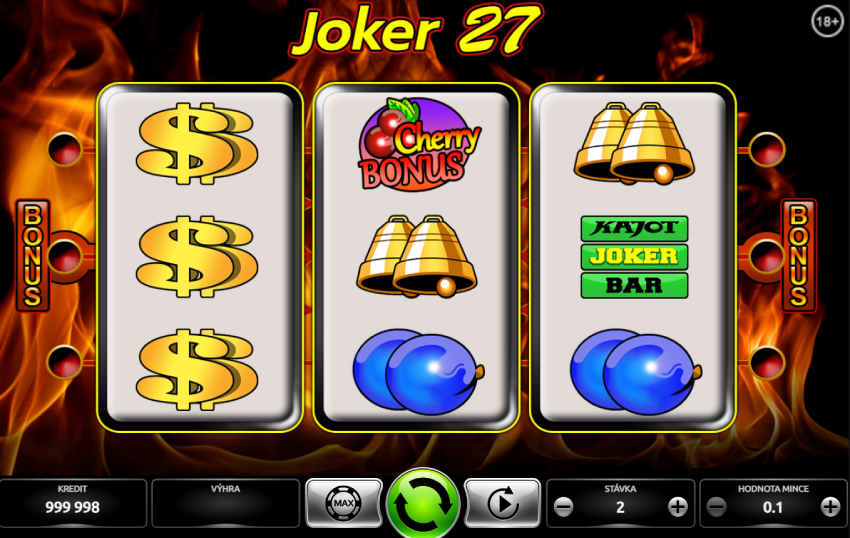KajotWin online casino – hrací automat Joker 27