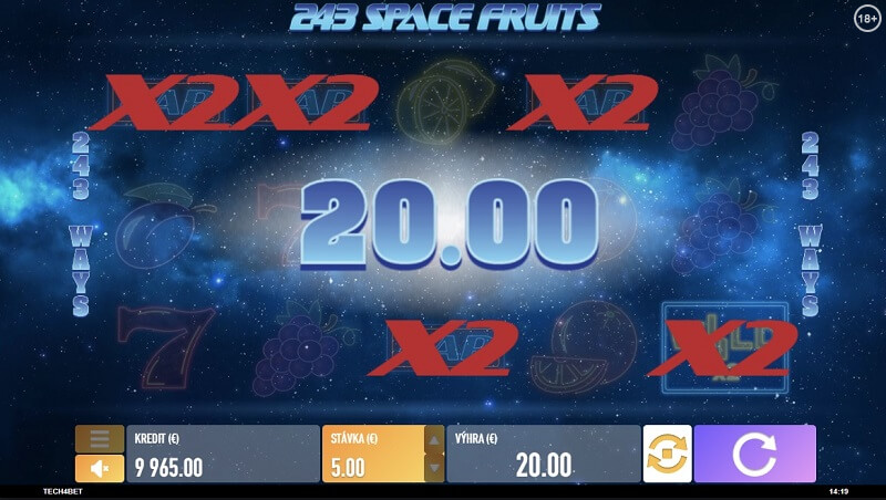 243 Space Fruits v Doxxbet kasíne