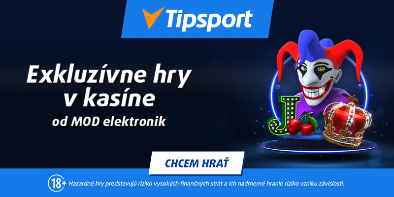 Nové automaty od MOD Elektronik v Tipsport kasíne