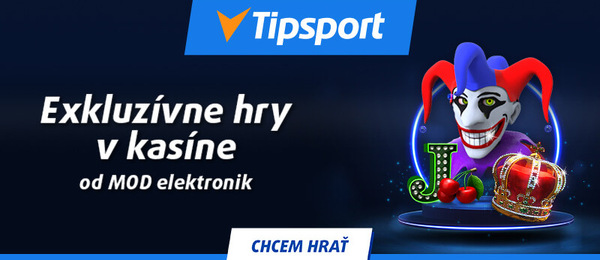 Nové automaty od MOD Elektronik v Tipsport kasíne