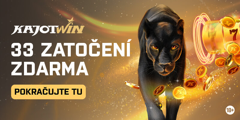 Kajot Win bonus 33 spinov
