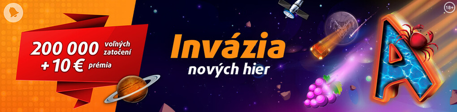 Invázia nových hier v Tipsport kasíne