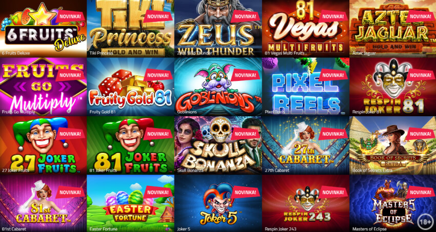 Betor online casino - 25 nových automatov