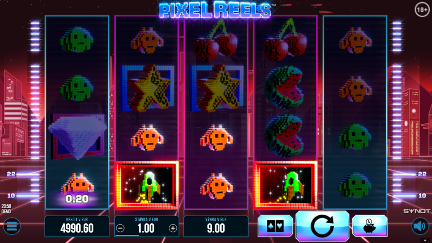 Betor online casino - automat Pixel Reels