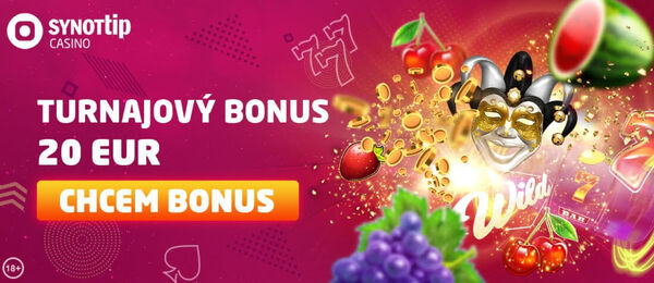Získajte turnajový bonus v SynotTip kasíne